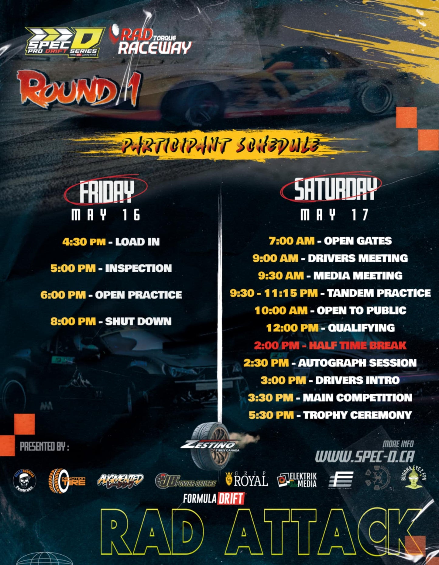 Spec-D Pro Licensing Series Round 1 May 16-17