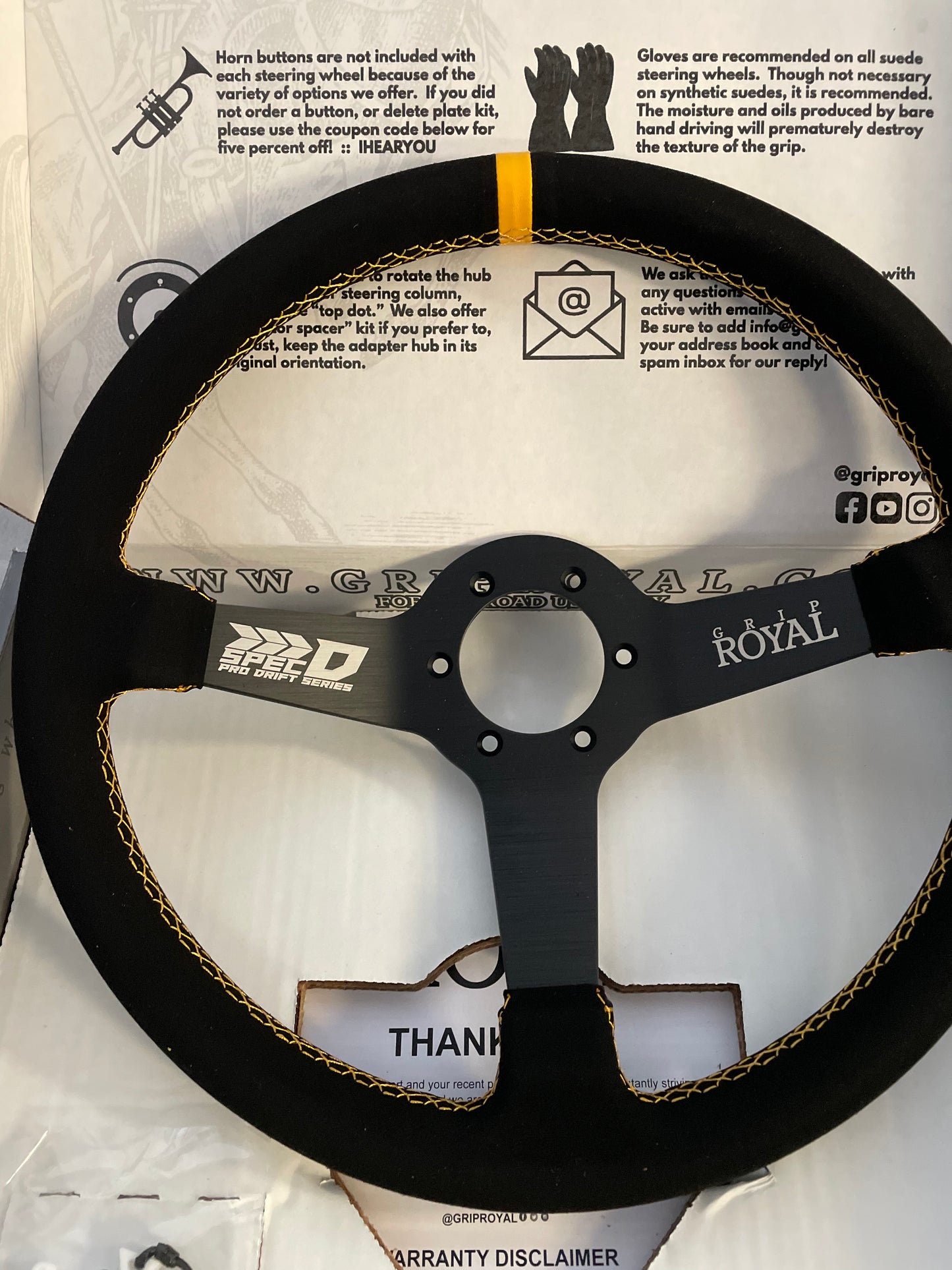 Grip Royal / Spec-D Race Wheel