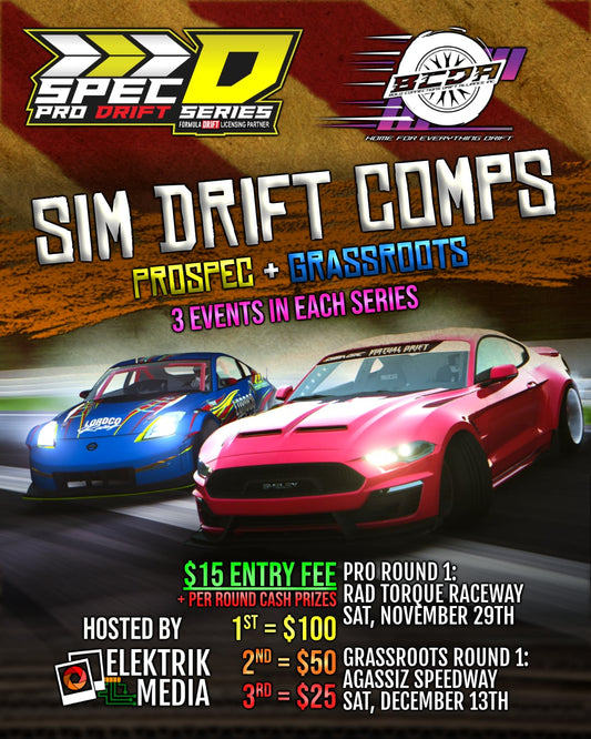 BCDA+SpecD Virtual Drift Series