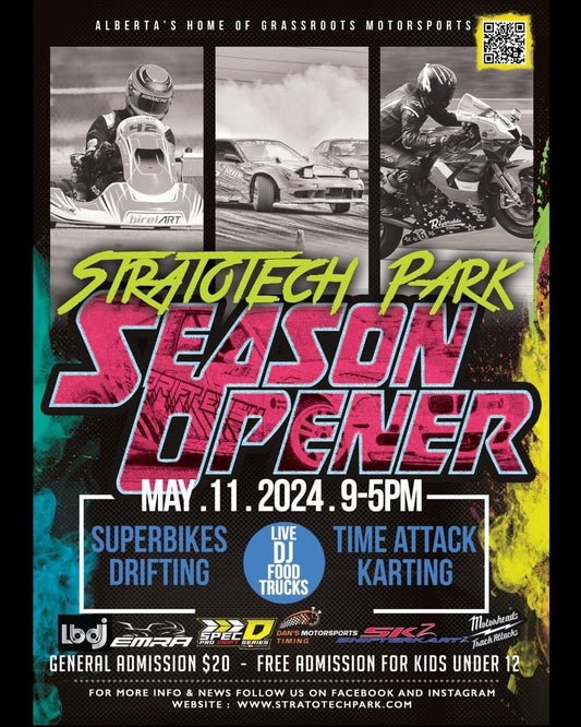 Stratotech Season Opener May 11, 9-5pm